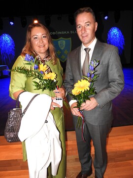 Slavnostni govornik Igor Stare s soprogo